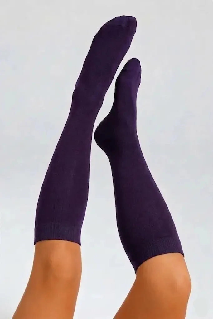 Dark Purple Compression Socks — product image 2