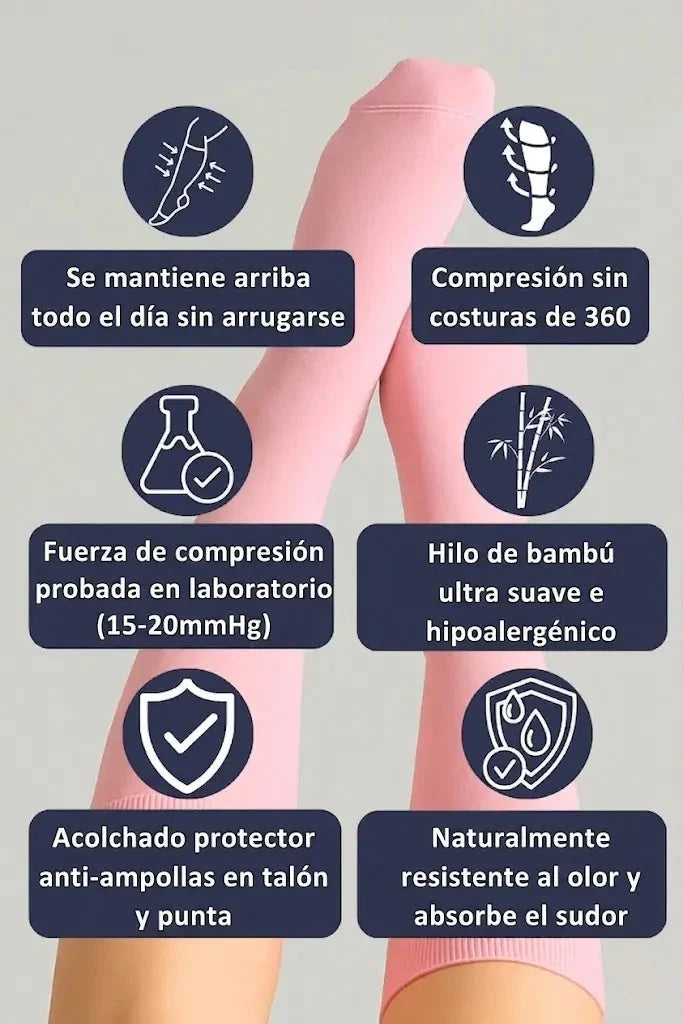 Pink Compression Socks — product image 3