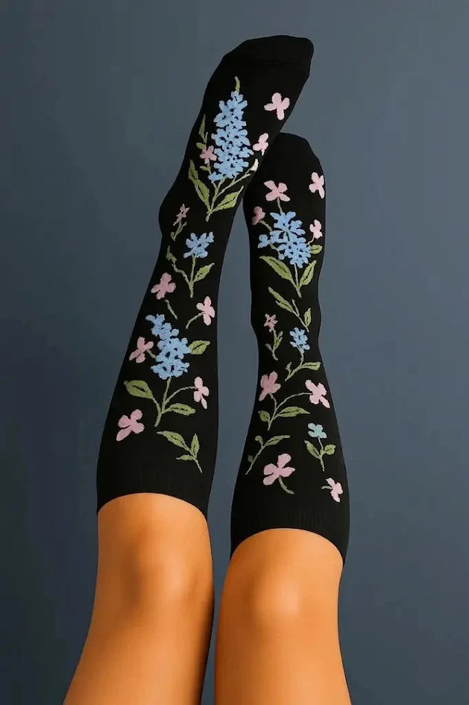 Pack 3 Calcetines de compresión Flores Intenso — imagen del producto 4