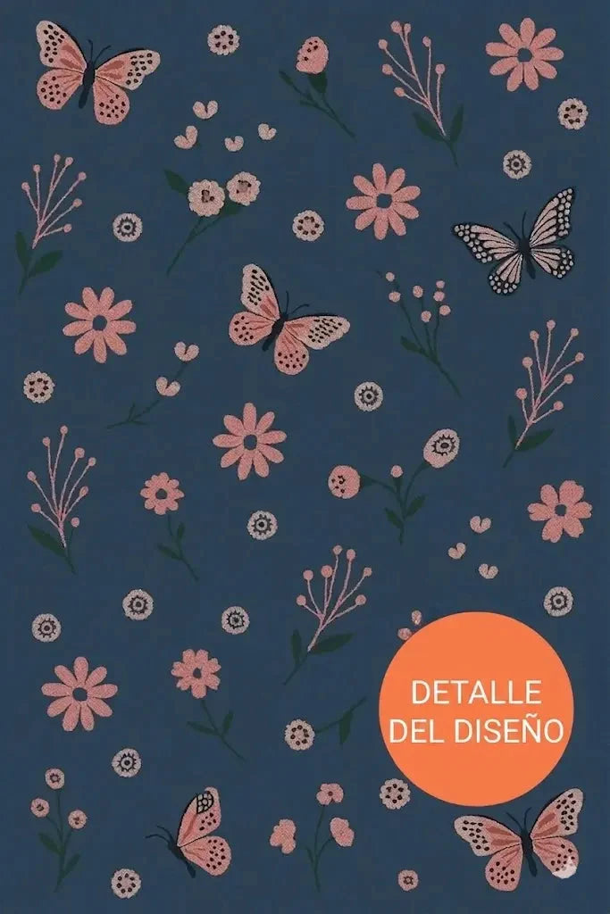 Compression Socks Blue Floral — product image 3