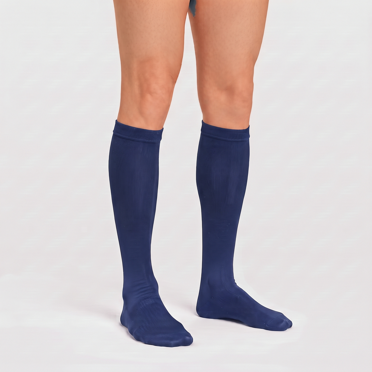 Calcetines de compresión de bambú KIMA para hombre en azul marino