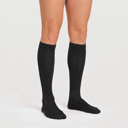Calcetines de compresión de bambú KIMA para hombre en negro