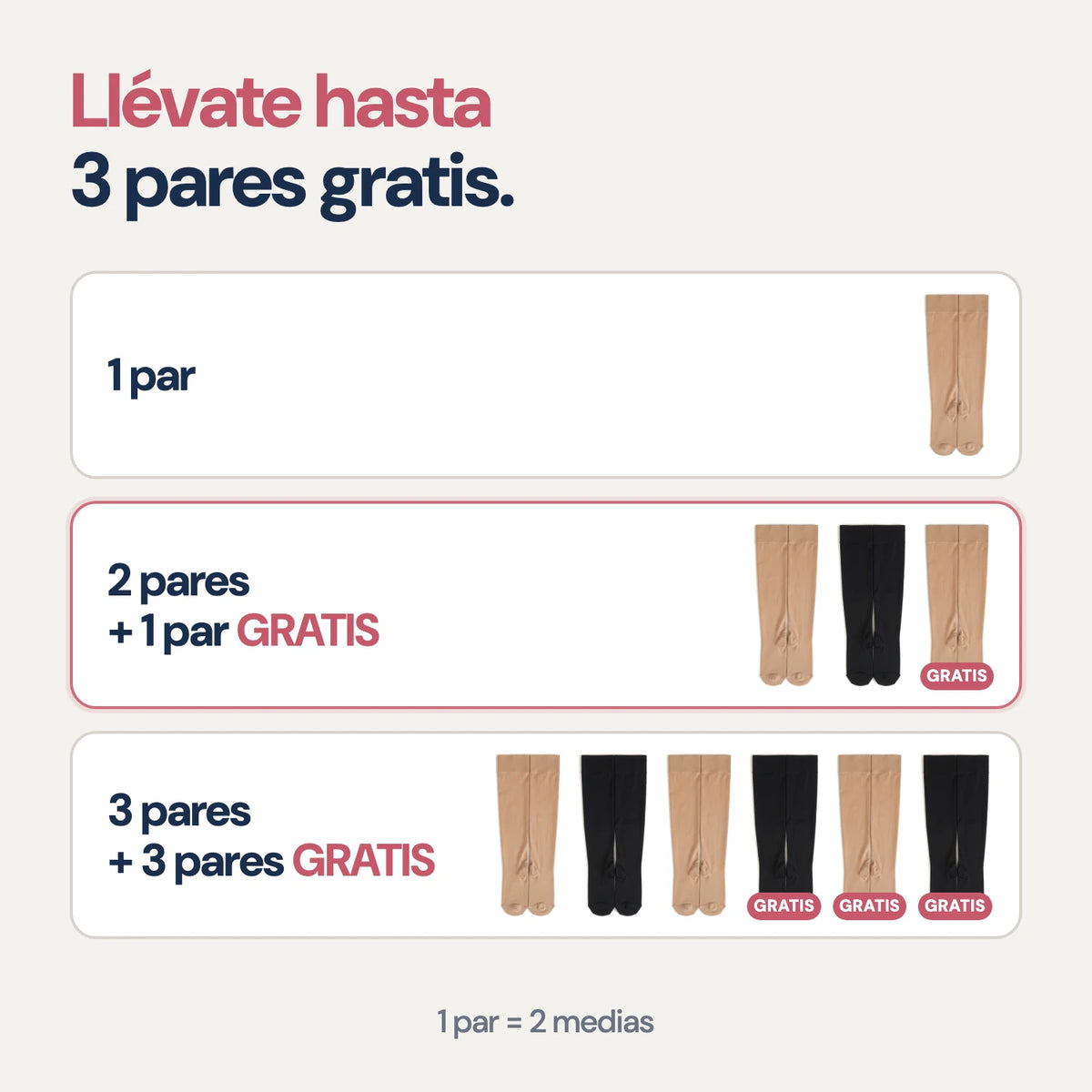 Oferta KIMA: llévate hasta 3 pares gratis