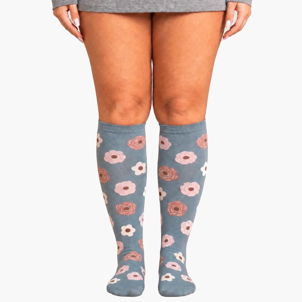 KIMA™ - Bamboo Compression Socks — uniform very light gray background