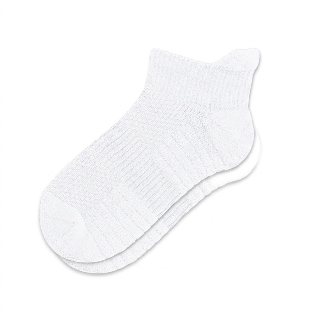 Calcetines de compresión tobilleros KIMA blancos