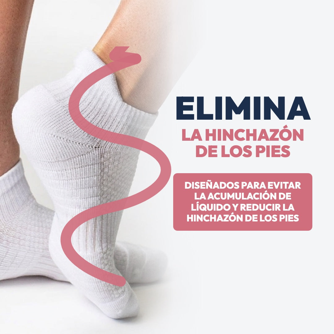 Elimina la hinchazón de los pies