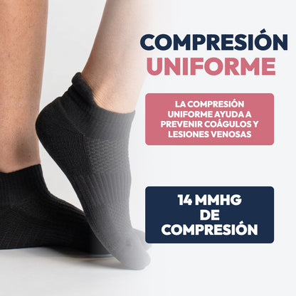 Compresión uniforme de 14 mmHg