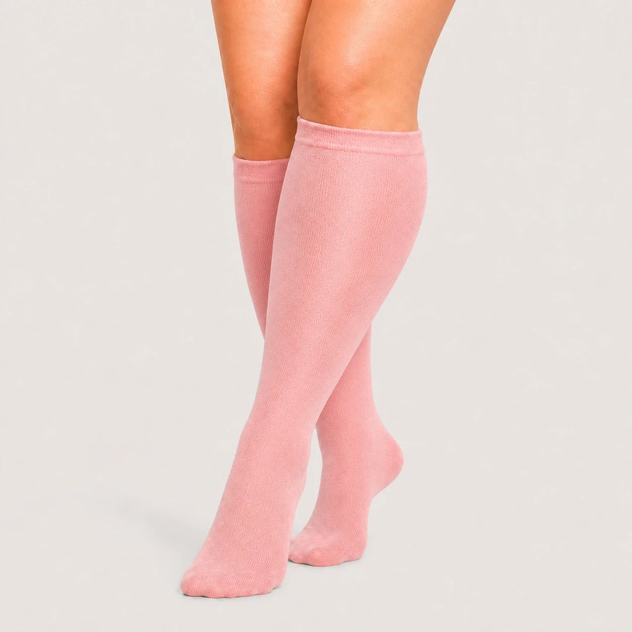 Pink Compression Socks — main view